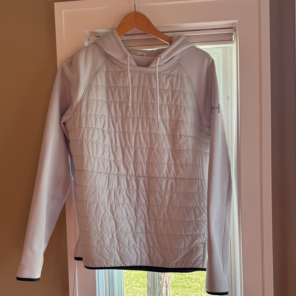 Under Armour Light Gray Hooded with side zipper Jacket